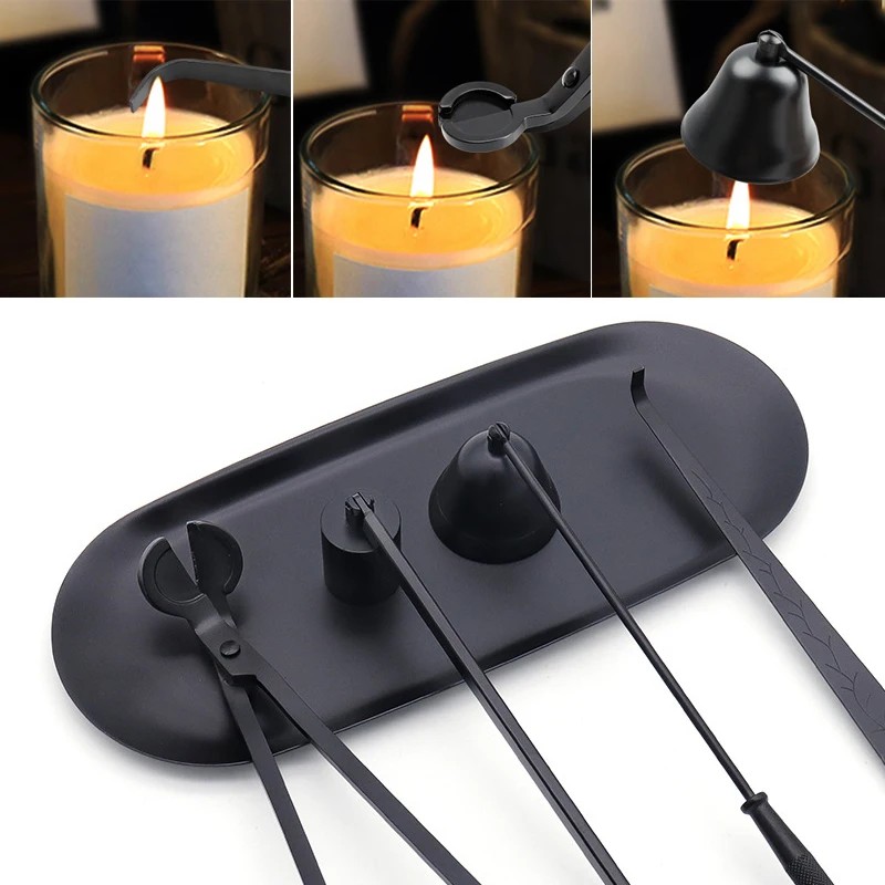 Candle Warning Label - 2026 3/5 أنماط طفايات الشموع صواني
