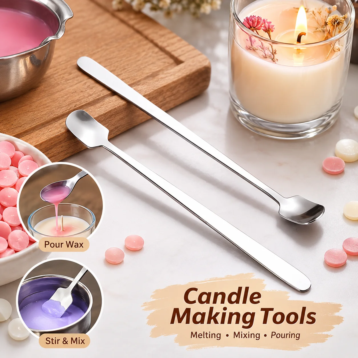 Candle Making Reno - 1/2 قطعة من أدوات صنع الشموع