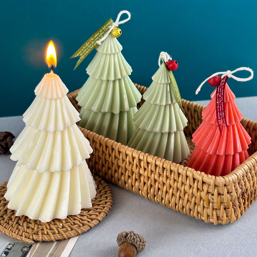 Candle Making Books For Beginners - قالب شمع على شكل شجرة الصنوبر