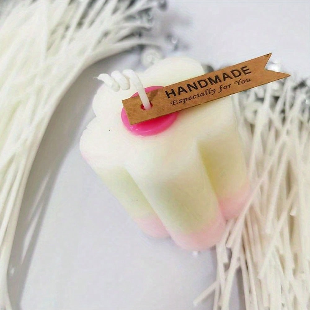 100 قطعة من فتائل الشموع مع قا - مراجعة Candle Warning Label وسعره