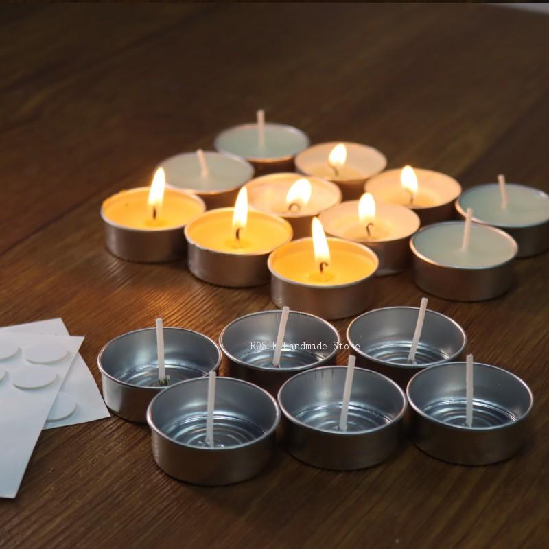 علبة شمع شاي دائرية من الألومن - مراجعة Candle Making Reno وسعره