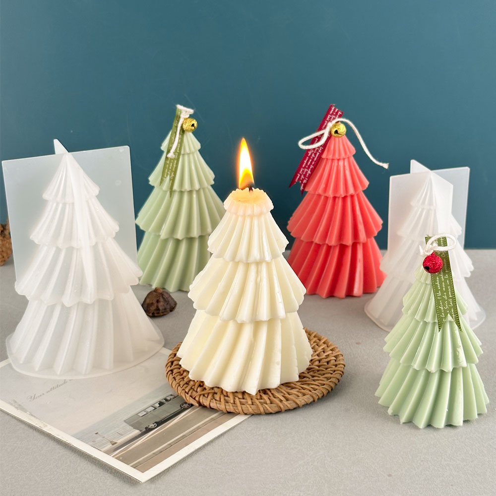 قالب شمع على شكل شجرة الصنوبر  - مراجعة Candle Making Books For Beginners وسعره