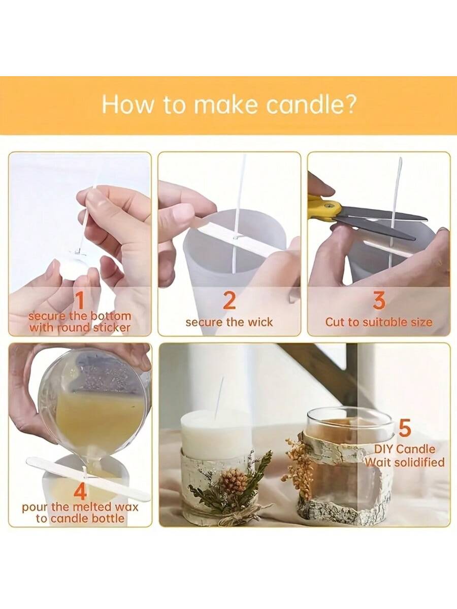 مجموعة مستلزمات صناعة الشموع 3 - مراجعة Candle Warning Label وسعره