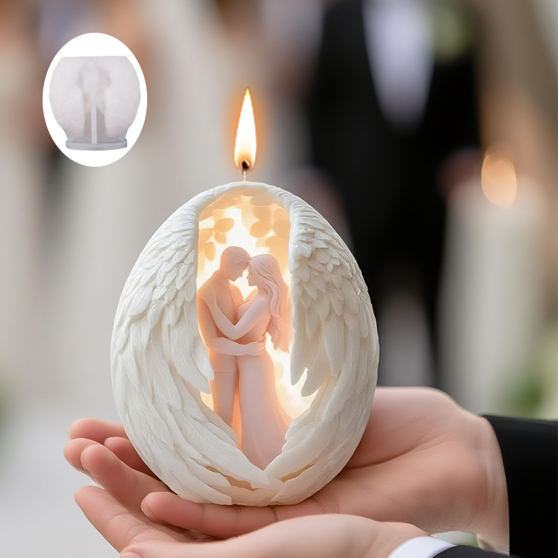قالب شمع الملاك للزوجين لعيد ا - مراجعة Candle Making Books For Beginners وسعره